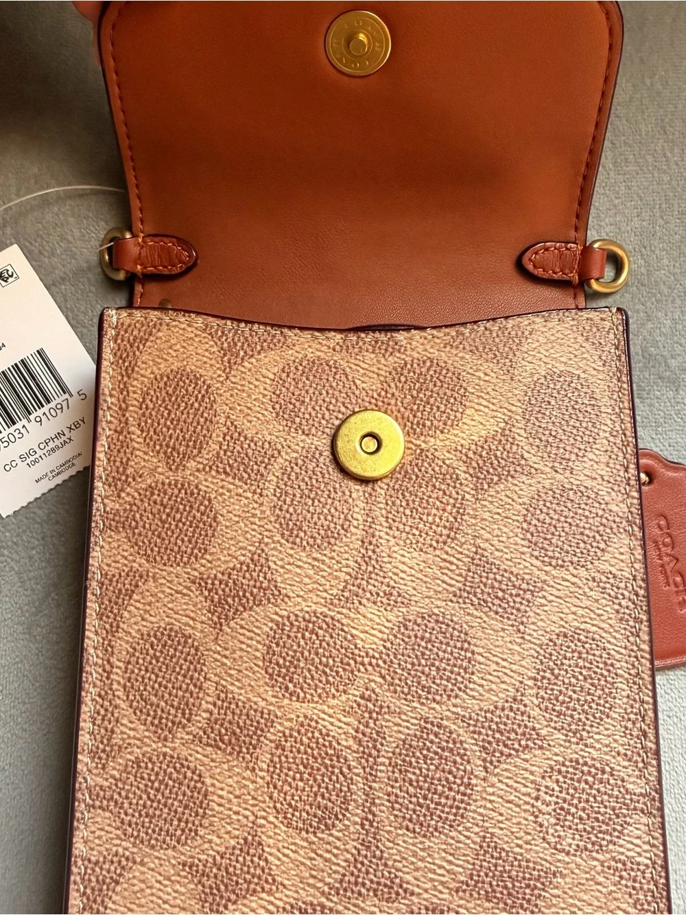 Coach phone purse